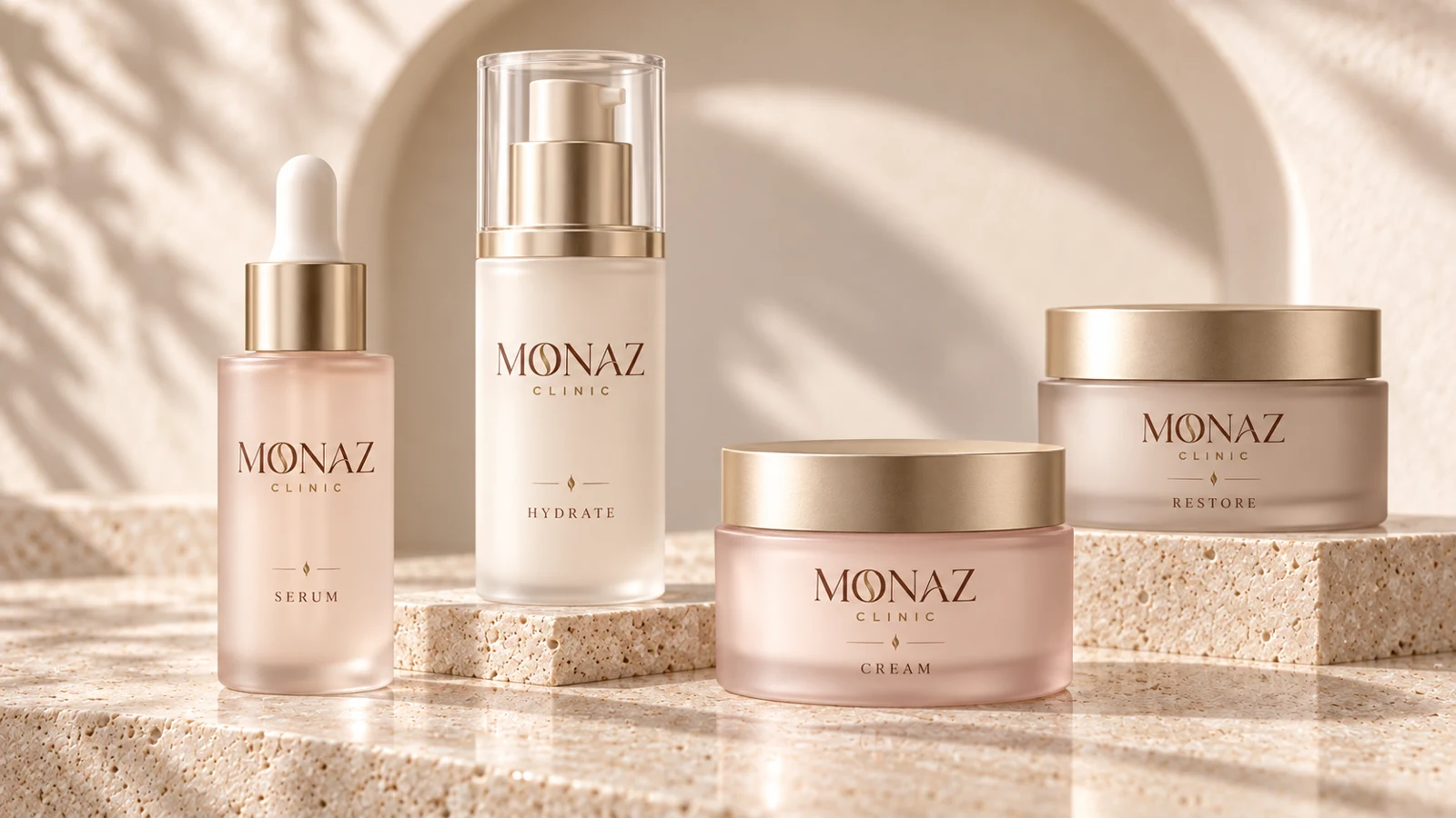 Monaz Clinic: skincare collection — concept presentation