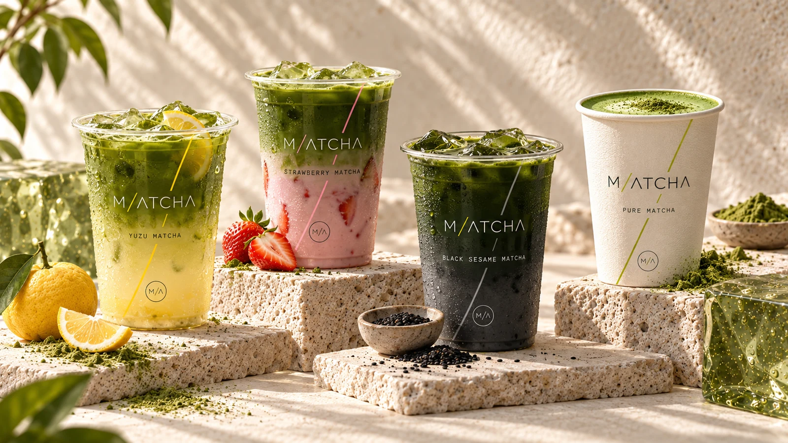 Matcha: drinks presentation — concept presentation