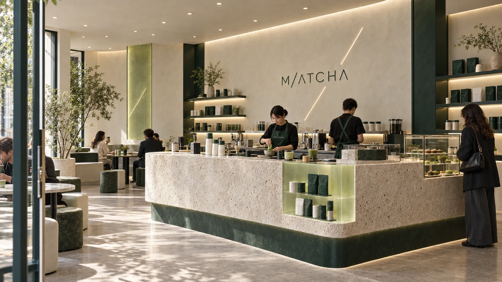 Matcha: café concept — concept presentation