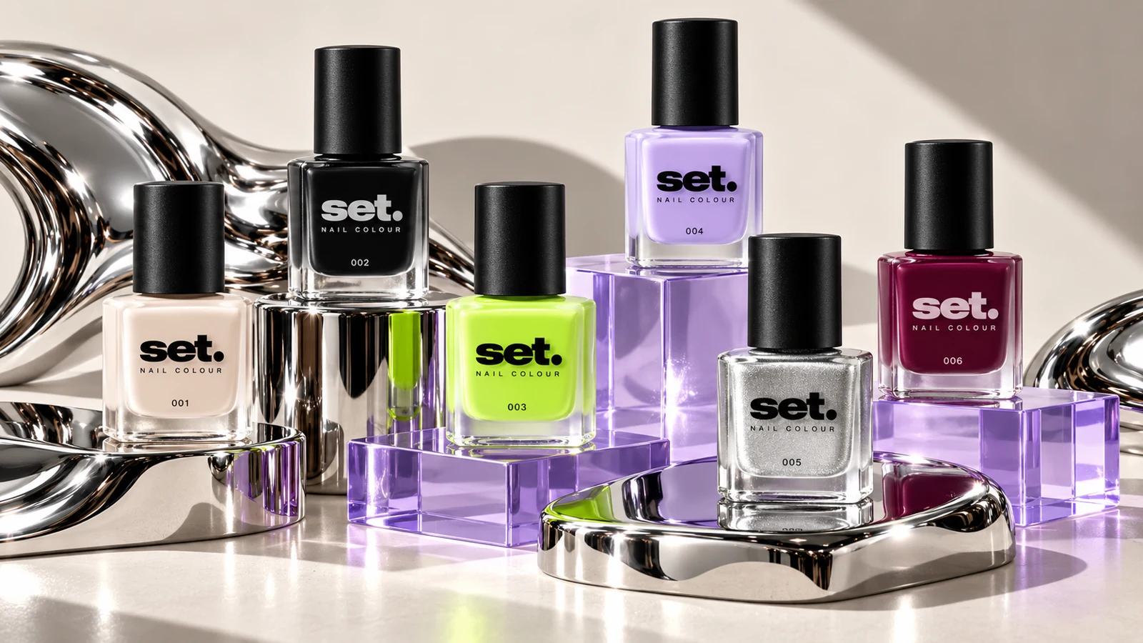 Set Nails: nail colour collection — concept presentation