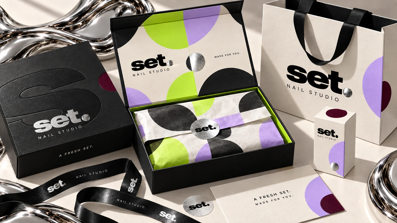 Set Nails: product packaging — concept presentation