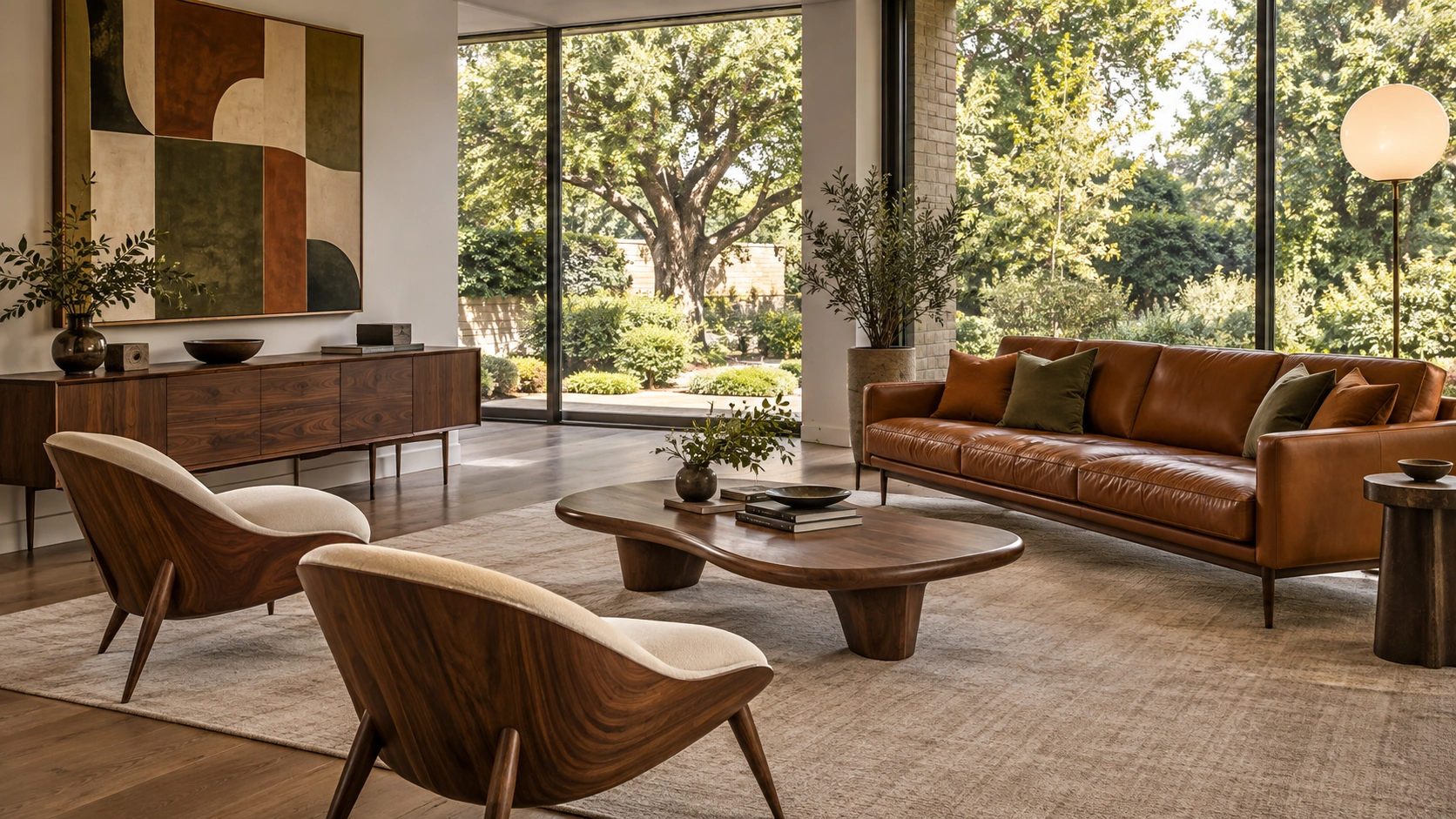 Mid-century modern — Accanto style illustration
