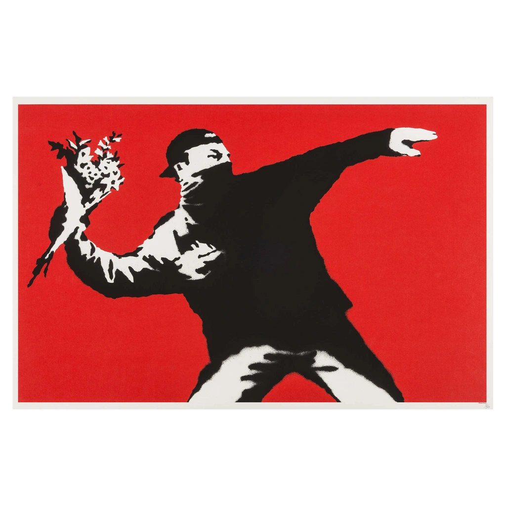 Love Is in the Air · Banksy